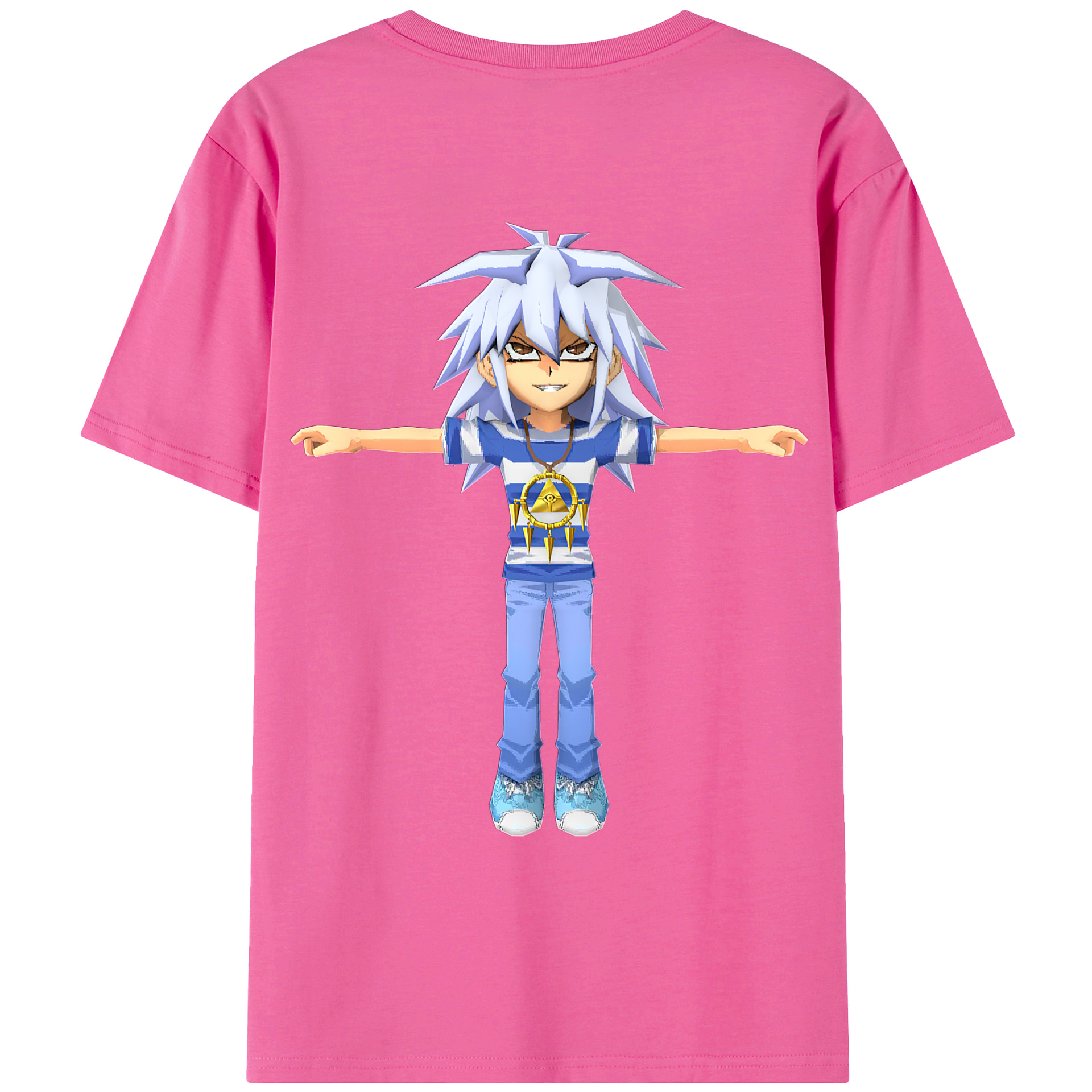 （画像用） 遊☆戯☆王 Yu-Gi-Oh! レディース半袖Tシャツ(バックプリント)
